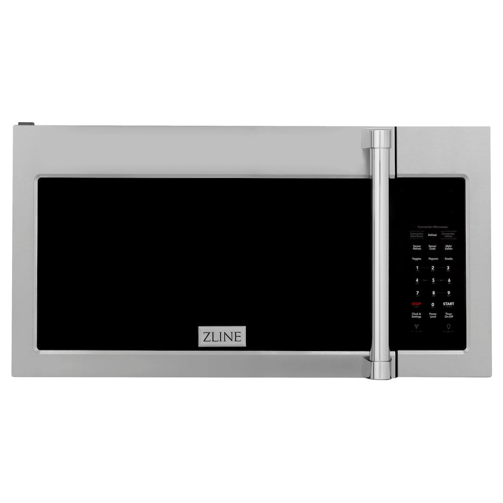 ZLINE Kitchen Package with Refrigeration, 30 in. Stainless Steel Gas Range, 30 in. Traditional Over The Range Microwave and 24 in. Tall Tub Dishwasher (4KPR-SGROTRH30-DWV)