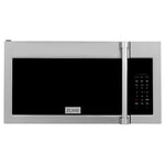 ZLINE 30 in. 1.5 cu. ft. Over-The-Range Convection Microwave Oven in Stainless Steel with Traditional Handle and Sensor Cooking, Open Box-Good Condition