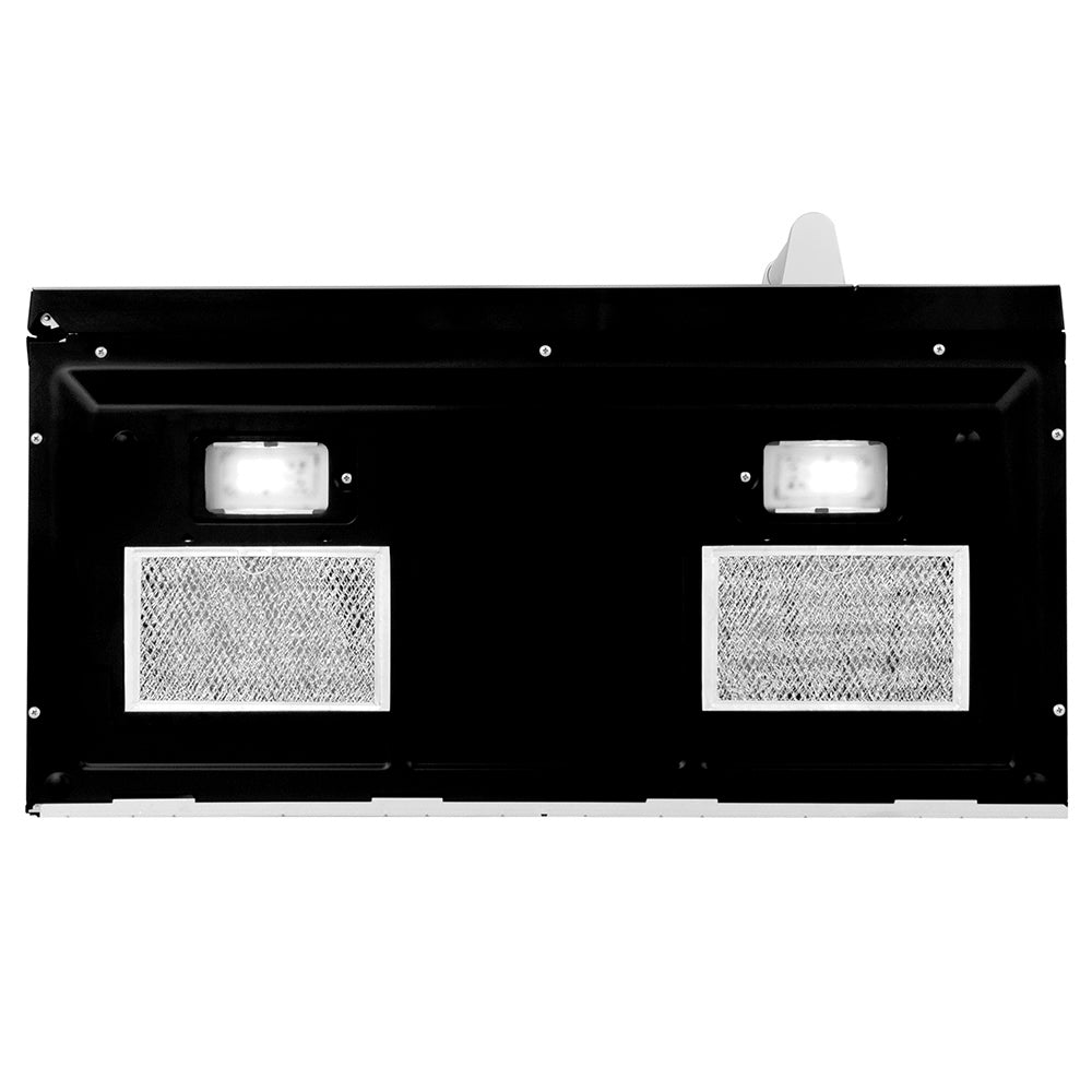 ZLINE 30 in. Recirculating Over the Range Convection Microwave Oven with Traditional Handle and Charcoal Filters in Stainless Steel (MWO-OTRCFH-30)