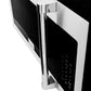ZLINE Kitchen Package with 30 in. Satin Stainless Steel Rangetop, 30 in. Over The Range Microwave with Modern Handle and Double Wall Oven (3KP-RTSOTR30-AWD)