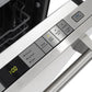 ZLINE 24 in. Monument Series 3rd Rack Dishwasher with Auto Door Open Drying, 44dBa, Stainless Steel Panel (DWMT-304-24)