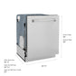 ZLINE 24 in. Monument Series 3rd Rack Dishwasher with Auto Door Open Drying, 44dBa, Stainless Steel Panel (DWMT-304-24)