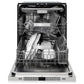 ZLINE 24 in. Monument Series 3rd Rack Dishwasher with Auto Door Open Drying, 44dBa, Stainless Steel Panel (DWMT-304-24)