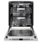 ZLINE 24 in. Monument Series 3rd Rack Dishwasher with Auto Door Open Drying, 44dBa, Stainless Steel Panel (DWMT-304-24)