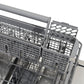ZLINE 24 in. Monument Series 3rd Rack Dishwasher with Auto Door Open Drying, 44dBa, Black Stainless Steel Panel (DWMT-BS-24)