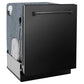 ZLINE 24 in. Monument Series 3rd Rack Dishwasher with Auto Door Open Drying, 44dBa, Black Stainless Steel Panel (DWMT-BS-24)