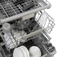 ZLINE 24 in. Monument Series 3rd Rack Dishwasher with Auto Door Open Drying, 44dBa, Satin Stainless Steel Panel (DWMT-SN-24)