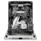 ZLINE 24 in. Monument Series 3rd Rack Dishwasher with Auto Door Open Drying, 44dBa, Satin Stainless Steel Panel (DWMT-SN-24)
