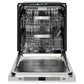 ZLINE 24 in. Monument Series 3rd Rack Dishwasher with Auto Door Open Drying, 44dBa, Satin Stainless Steel Panel (DWMT-SN-24)