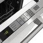 ZLINE Autograph Edition 24 in. Monument Series 3rd Rack Dishwasher with Auto Door Open Drying, 44dBa, Panel Ready with Polished Gold Handle (DWMTZ-24-G)