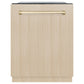 ZLINE Autograph Edition 24 in. Monument Series 3rd Rack Dishwasher with Auto Door Open Drying, 44dBa, Panel Ready with Polished Gold Handle (DWMTZ-24-G)