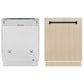 ZLINE Autograph Edition 24 in. Monument Series 3rd Rack Dishwasher with Auto Door Open Drying, 44dBa, Panel Ready with Matte Black Handle (DWMTZ-24-MB)