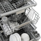 ZLINE Autograph Edition 24 in. Monument Series 3rd Rack Dishwasher with Auto Door Open Drying, 44dBa, Stainless Steel Panel with Champagne Bronze Handle (DWMTZ-304-24-CB)