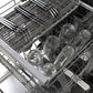 ZLINE Autograph Edition 48 in. Kitchen Package with Stainless Steel Dual Fuel Range, Range Hood, Dishwasher and Refrigeration with Champagne Bronze Accents (4AKPR-RARHDWM48-CB)