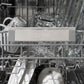 ZLINE Autograph Edition 24 in. Monument Series 3rd Rack Dishwasher with Auto Door Open Drying, 44dBa, Black Stainless Steel Panel with Champagne Bronze Handle (DWMTZ-BS-24-CB)