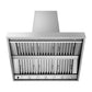 ZLINE Island Mount Outdoor Grill Hood with Size Options (GOi2)