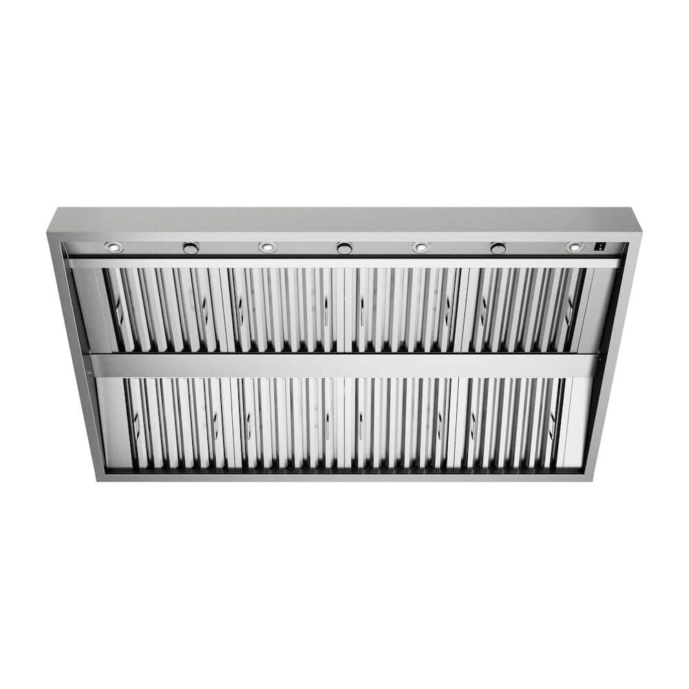 ZLINE Under Cabinet Outdoor Grill Hood with Size Options (GOU1) front, under.