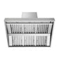 ZLINE Wall Mount Outdoor Grill Hood with Size Options (GOW1) front, under.