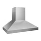 ZLINE Wall Mount Outdoor Grill Hood with Size Options (GOW1) side.