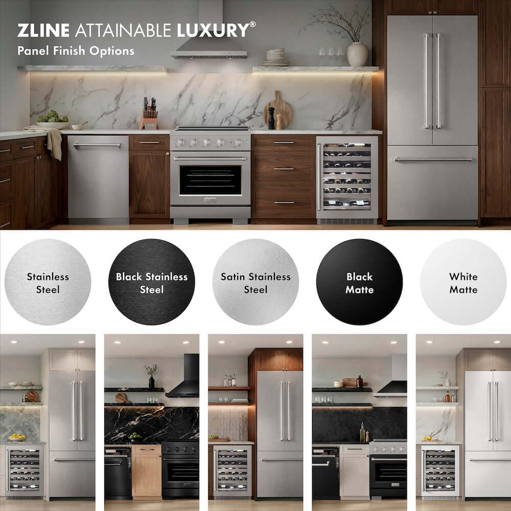 ZLINE 24 in. Tallac Series 3rd Rack Tall Tub Dishwasher with Stainless Steel Tub, 51dBa, Open Box-Excellent Condition