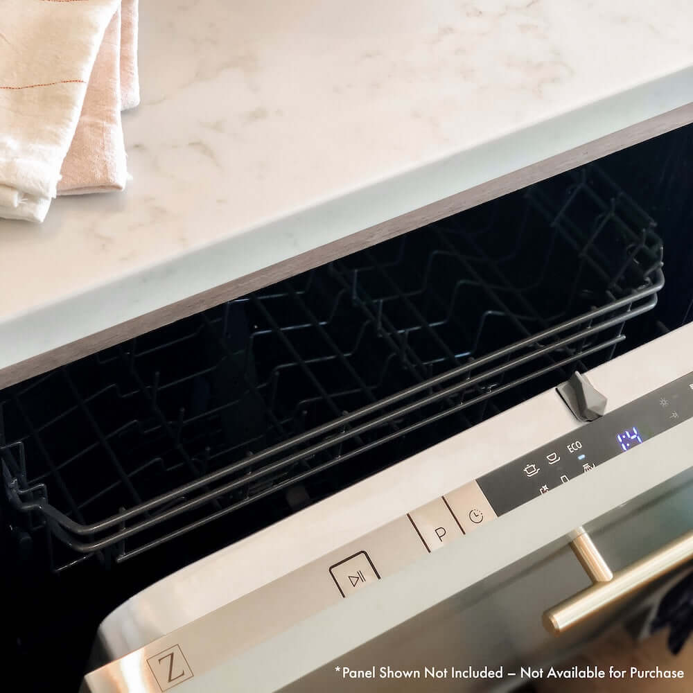 ZLINE 24 in. Panel Ready Top Control Built-In Dishwasher with Stainless Steel Tub, 52dBa, Open Box-Good Condition
