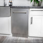 ZLINE 18 in. Tallac Series 3rd Rack Top Control Built-In Dishwasher with Stainless Steel Tub, 51dBa, Open Box-Great Condition