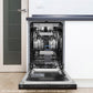 ZLINE 18 in. Tallac Series 3rd Rack Top Control Built-In Dishwasher with Stainless Steel Tub, 51dBa, Open Box-Great Condition