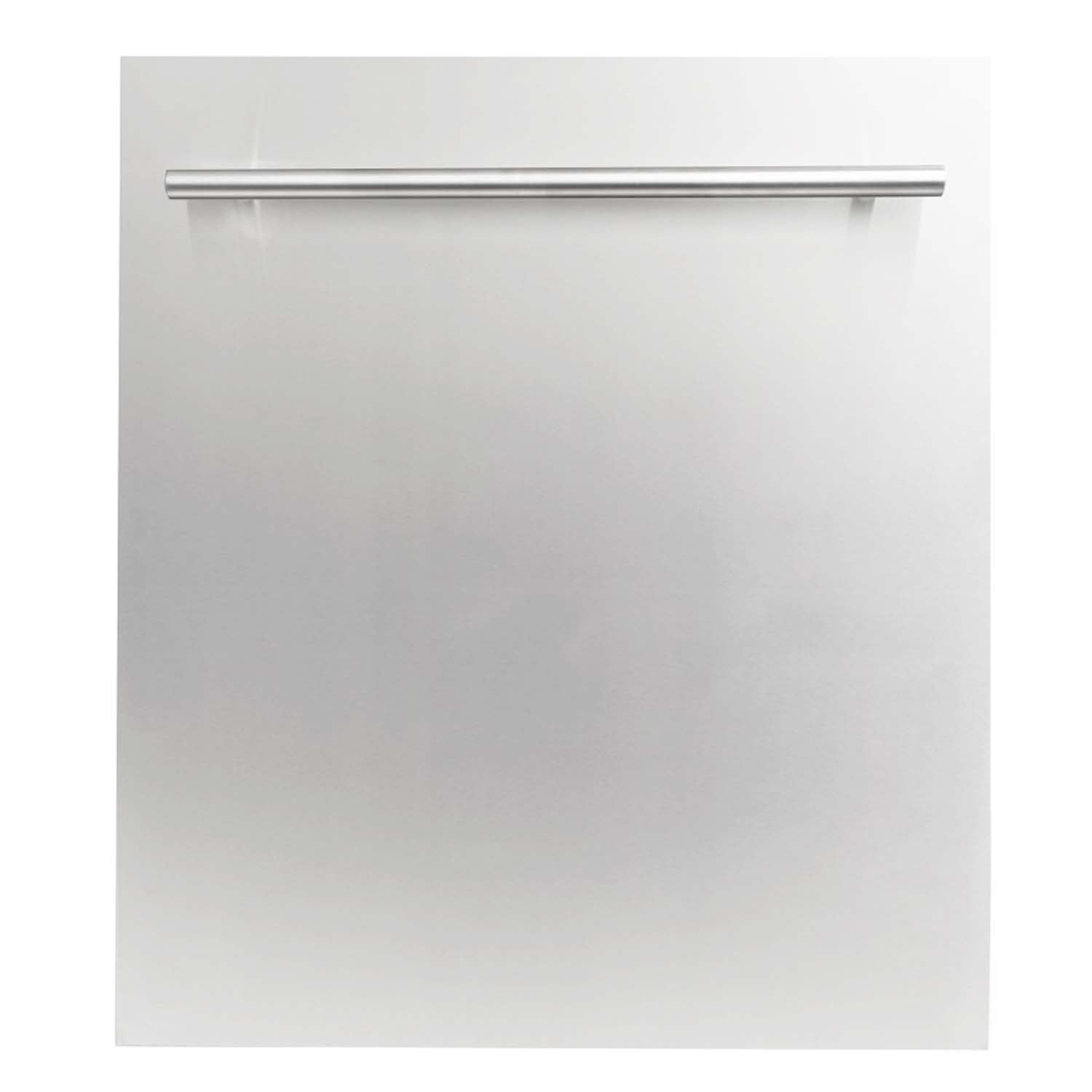 ZLINE 24" dishwasher with stainless steel panel front.