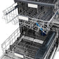 ZLINE 24 in. Monument Series 3rd Rack Top Touch Control Dishwasher with Satin Stainless Steel Panel and Stainless Steel Tub, 45dBa (DWMT-SN-24)