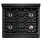 ZLINE Autograph Edition 30 in. Paramount Gas Rangetop with 4 Burner DuoPro™ Cooktop in Black Stainless Steel and Champagne Bronze Accents, Open Box-Good Condition