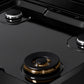 ZLINE 30 in. Paramount Gas Rangetop with 4 Burners and Porcelain Cooktop in Black Stainless Steel, Open Box-Great Condition