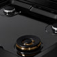 ZLINE 30 in. Paramount Gas Rangetop with 4 Burners and Porcelain Cooktop in Black Stainless Steel, Open Box-Good Condition