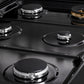 ZLINE 36 in. Paramount Gas Rangetop with 6 Burners and Porcelain Cooktop in Black Stainless Steel, Open Box-Good Condition