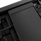 ZLINE Designer Collection 48 in. Paramount Gas Rangetop with 8 Burners in Black Satin Stainless Steel with Matte Black and Champagne Bronze Accents (SRTBSZ-48-MBCB) reversible griddle flat side.