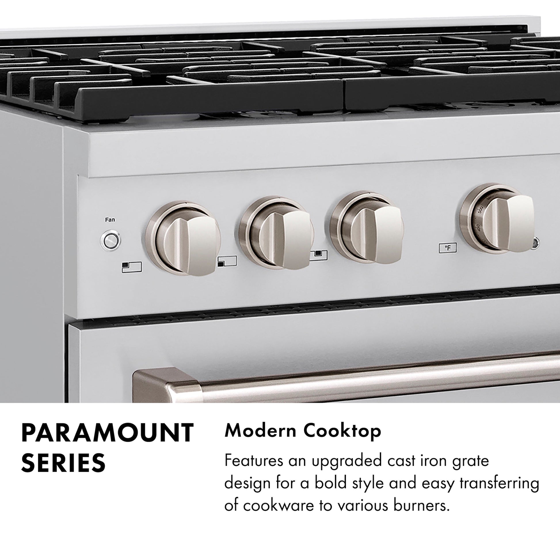 ZLINE 48 in. 6.7 cu. ft. Paramount Double Oven Dual Fuel Range with 8 Burner Gas Cooktop in Stainless Steel, Open Box-Good Condition