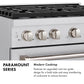 ZLINE 48 in. 6.7 cu. ft. Paramount Double Oven Gas Range with 8 Burner Cooktop in Stainless Steel, Open Box-Great Condition