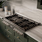 ZLINE 48 in. Paramount Gas Rangetop with 8 Burners and Porcelain Cooktop in Stainless Steel, Open Box-Great Condition