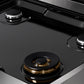 ZLINE 30 in. Paramount Gas Rangetop with 4 Burners and Porcelain Cooktop in Satin Stainless Steel (SRTS-30) porcelain cooktop with no grates.