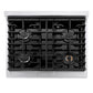 ZLINE 30 in. Paramount Gas Rangetop with 4 Burners and Porcelain Cooktop in Satin Stainless Steel, Open Box-Good Condition