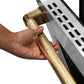 ZLINE Autograph Edition 36 in. Helix Handle (Set of 1) for Paramount and Select Ranges in Polished Gold (SGZ-054-K-G)