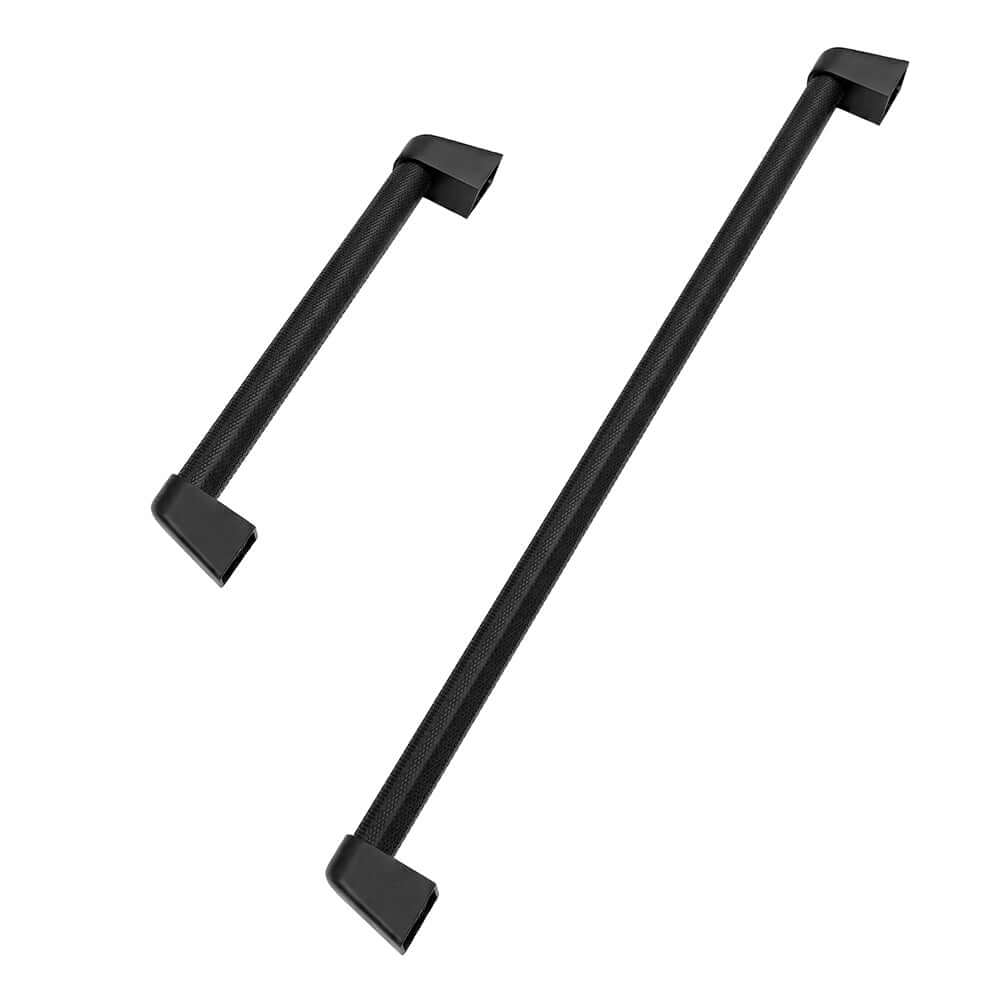 ZLINE Autograph Edition 48 in. Helix Handles (Set of 2) for Paramount and Select Ranges in Matte Black (SGZ-054-K-MB-48) main image.