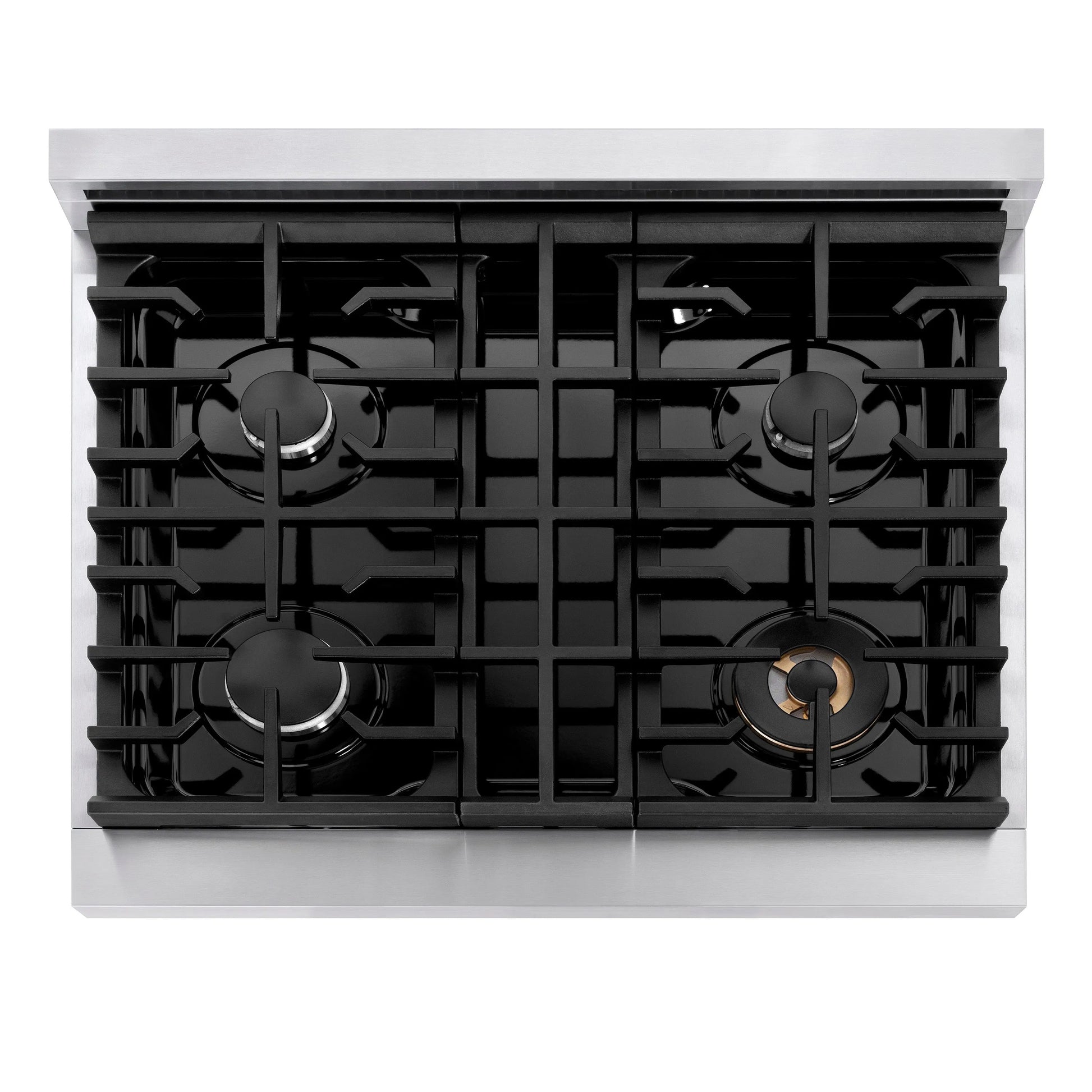 ZLINE 30 in. Paramount Gas Rangetop with 4 Burners and Porcelain Cooktop in Stainless Steel, Open Box-Great Condition