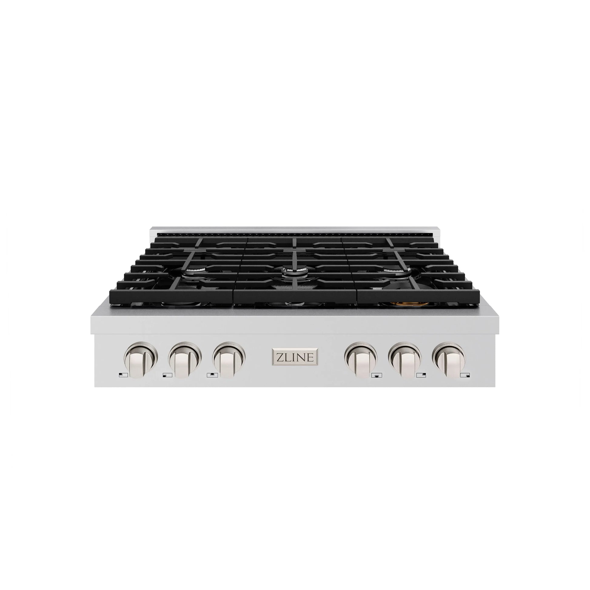 ZLINE 36 in. Paramount Gas Rangetop with 6 Burners and Porcelain Cooktop in Stainless Steel, Open Box-Great Condition