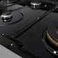 ZLINE 48 in. Paramount Gas Rangetop with 8 Burners and Porcelain Cooktop in Stainless Steel, Open Box-Great Condition