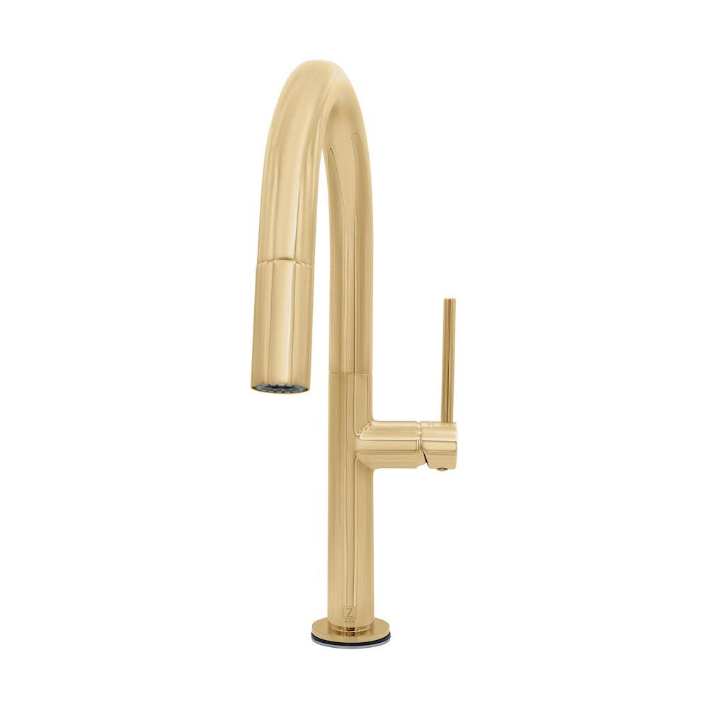 ZLINE Voltaire Kitchen Faucet (VLT-KF) Polished Gold
