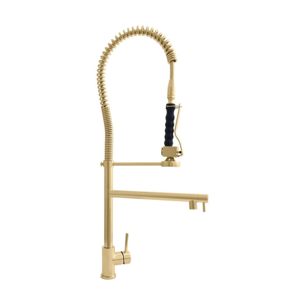 ZLINE Van Gogh Kitchen Faucet in Polished Gold (VNG-KF-PG)