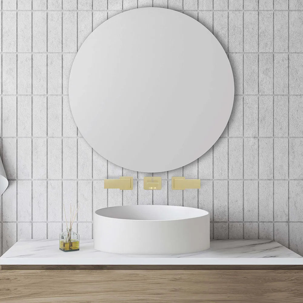 ZLINE Bliss Wall Mount Bath Faucet (BLS-BFW) Polished Gold in modern bathroom
