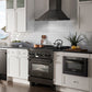 ZLINE 30 in. 4.0 cu. ft. Legacy Dual Fuel Range with 4 Burner Gas Cooktop and Electric Convection Oven in Black Stainless Steel, Open Box-Good Condition