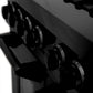 ZLINE 48 in. 6.0 cu. ft. Legacy Dual Fuel Range with 7 Burner Gas Cooktop and 2 Electric Ovens in Black Stainless Steel, Open Box-Great Condition