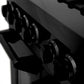 ZLINE 48 in. 6.0 cu. ft. Legacy Dual Fuel Range with Gas Cooktop and 2 Electric Ovens in Black Stainless Steel with 6 Brass Burners, Open Box-Great Condition